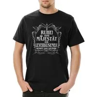 Urban Backwoods Print-Shirt Seine Majestät Der Leverkusener Herren T-Shirt Rhein Wupper Bayer NRW (1-tlg) Stadt Leverkusen Geschenk