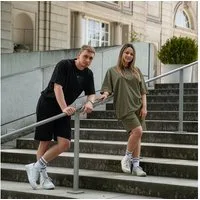 HOME WEAR T-Shirt aus Baumwolle & Schwerer Premium Stoff, Oversize Shirt