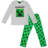 Minecraft Schlafanzug Minecraft Creeper Jungen Schlafanzug Pyjama Langarm