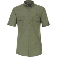 Redmond Kurzarmhemd uni Comfort Fit