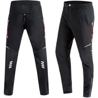 MidGard Radhose Funktionshose winddicht & atmungsaktiv Laufhose Jogging-Hose Radhose Elastikbund mit Tunnelzug