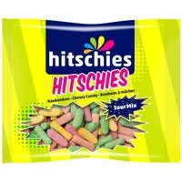 hitschies Süßigkeit, Hitschies Sour Mix Kaubonbons mit prickelndem Fruchtgeschmack 200g