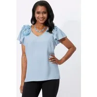 Witt Klassische Bluse Kurzarm-Bluse Kurzarm