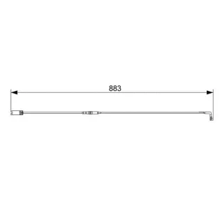 Bosch Warnkontakt f?r Bremsbel?ge BMW 5er E61 Touring 1987473005