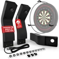 König Design Dartscheibe Autodarts Kamerahalter für Winmau Plasma Scoringsystem Kamera OV9732, (3-tlg), einfache Montage mit Kabelführung
