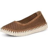 Ilse Jacobsen TULIP3578 Slipper Plateausohle, atmungsaktive Mikrofaser, hoher Tragekomfort