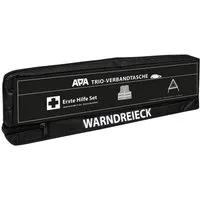 APA KFZ-Verbandtasche TRIO-Verbandstasche mit Warndreieck und Warnweste, (3 St)