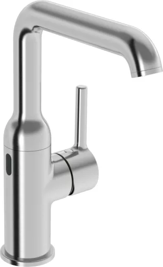 Hansa Einhandmischer Waschtisch-Batterie HANSAVANTIS Style Hybrid, 147 mm Stahl, 5460220980 5460220980