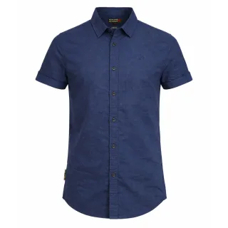 Norlund Overhemden Cran Leinenhemd Blau