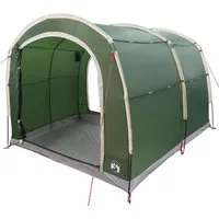 vidaXL Gerätezelt Zelt mit Dach mit Speicher Grün 268 x 240 x 191 cm Polyester, (1 tlg)