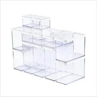 ROTHO Vorratsdose LOFT 19-tlg. luftdichte Lebensmittel-Aufbewahrung für Küchenschubladen, Kunststoff (PP), Dichtung aus Silikon, (Frischhaltedosen-Set in verschiedenen Größen, 19-teiliges Set), Platzsparend stapelbar, Perfekt für Küchenschubladen