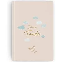LEAF & GOLD Poesiealbum Taufbuch "Deine Taufe" Gästebuch