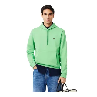 Lacoste - Hoodie zum Überziehen für Herren, Bio-Baumwolle (Grün)