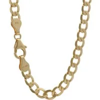 HOPLO Panzerkette Goldkette Panzerkette Länge 21cm - Breite 5,0mm - 585-14 Karat Gold, Made in Germany