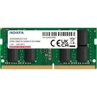 SO-DIMM 8 GB DDR4-2666, Arbeitsspeicher schwarz, AD4S26668G19-SGN, Premier Tray