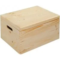 KESPER® Allzweckkiste Allzweckkiste 30x20x14cm mit Deckel aus Kiefer, braun (1 St)