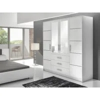 Beautysofa Kleiderschrank BALI D4 Schrank mit 4 türen