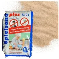 GarPet Spielsand Spielsand Plus 25 Kg 0-2 mm Spielkastensand Sand für Sandkasten