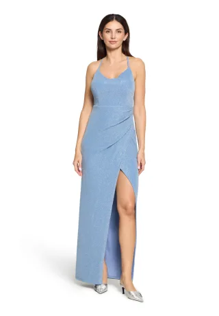 VM by Vera Mont - Abendkleid Blue/Silver - Gr. - 34