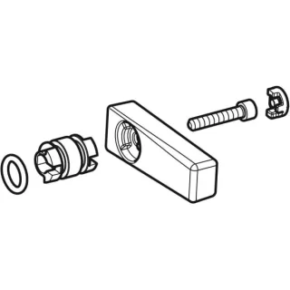 Geberit Mischergriffset HyTronic86/186 242249001