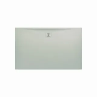 LAUFEN Duschwanne Pro aus Marbond 1600x1000x33 Ablauf lange Seite Hellgrau, H2119550770001 H2119550770001
