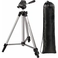Hama Dreibein-Stativ Star 20 125cm 3D 3-Wege-Kopf Kamerastativ (Kamera-Stativ Foto-Stativ mit 1/4" Halterung)