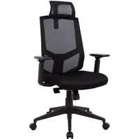 OTTO home Chefsessel Netti, Schreibtischstuhl, hochwertige ergonomische Ausstattung, Kopfstütze, Armlehnen & Rückenlehne verstellbar