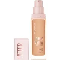 MAYBELLINE NEW YORK Foundation LIFTER PLUMP AND GLOW FOUNDATION, verleiht sofort einen strahlenden Glow