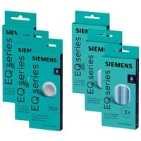 SIEMENS 30x Reinigungstabletten & 9x Entkalkungstabletten Pflegeset (MEISTERZWECK4U, [- TZ80001 + TZ80002 Reinigung und Entkalkung Pflegeset)