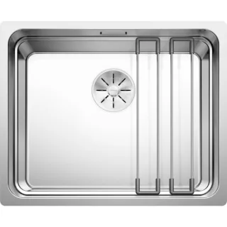 Blanco Etagon 500-IF Etagen-Spüle 521840 54x44cm, Edelstahl Seidenglanz, IF-Flachrand