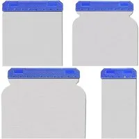 LuxusKollektion Japanspachtel Japanspachtel Set 4-teilig 50 80 100 120 mm flexibles Edelstahlblatt