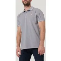 Pioneer Authentic Jeans Poloshirt mit Logostickerei