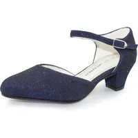 White Lady 850 Softglitter - weite Pumps Slingpumps