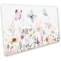 itenga Schreibtischunterlage itenga XXL Mauspad Schreibtischunterlage Stoff gummiert 75x44cm SCHMET