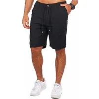 CARISMA Shorts Herren Leinen Baumwoll Mix Hose kurz trendig angenehm regular fit 2219 in Unifarbe