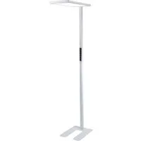 LUXULA LED Stehlampe Bürostehleuchte Up- Downlight, LED fest integriert, 4000K Neutralweiß, Augenschonend UGR16 CRI98