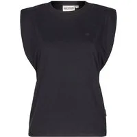 naketano T-Shirt Baumwolle ärmellos Rundhals Streetwear Basic Sommershirt luftig (1-tlg) weich, bequem, casual, vegan, unifarben, locker, Alltag, atmungsaktiv