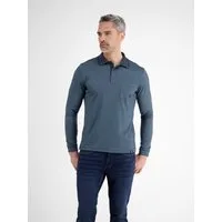 LERROS Langarm-Poloshirt mit Logo-Stickerei