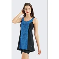 C&CITY Badeanzug Dehnbare Kleid Badeanzug