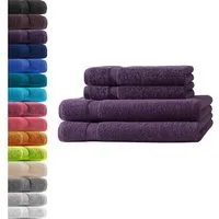 Hometex Premium Textiles Handtuch in Premium Qualität 500 g/m², Feinster Frottier-Stoff 100% Baumwolle, 2x Duschtuch + 2 Handtuch, weich, saugfähig, extra schwer & flauschig