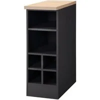 KOCHSTATION Unterschrank KS-Stockholm hochwertige MDF-Fronten