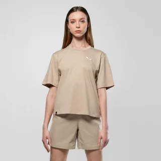 SALEWA - Eagle Sunset Loose T-Shirt Damen - Beige (Gr.40)