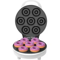 Adler Donut-Maker AD 3075, 7 Donuts, 5cm, Antihaftbeschichtung, rutschfest, weiß