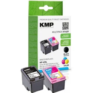KMP H162V Vorteilspack BK/Color komp. mit HP C2P05AE/C2P07AE