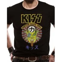 Kiss Print-Shirt KISS T-Shirt Hotter than Hell S M L XL schwarz