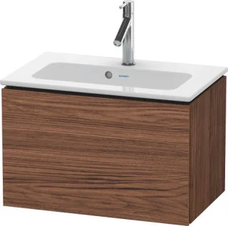 Duravit L-Cube Waschtischunterbau wandhängend Nussbaum dunkel Matt 620x391x400 mm - LC615602121 LC615602121