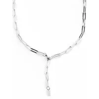 THIORA Y-Kette Island Links Y-Halskette Damen – Gliederkette Edelstahl 54 cm (Einzelartikel, Einzelschmuckstück – Halskette), Verstellbar, wasserfest, allergikerfreundlich, Statement-Design