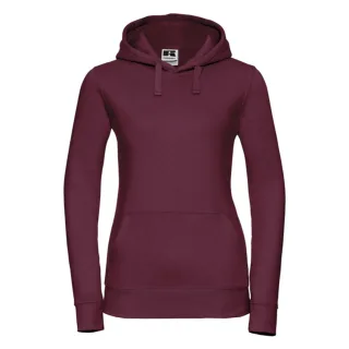 Russell - "Authentic" Kapuzenpullover für Damen (Burgunderrot)