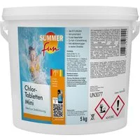 SUMMER FUN Chlortabletten Chlor-Mini-Tabletten, 5 kg