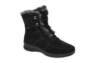 ara Damen Winterstiefeletten M?NCHEN-ST 12-48554 Schwarz grau wasserdicht war...